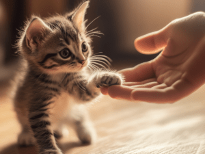 Building trust with your kitten