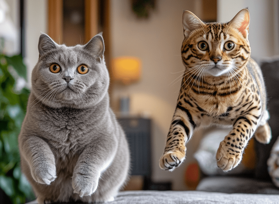 British Shorthair vs Bengal Cat