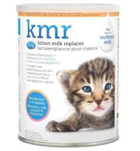 PetAg KMR Kitten Milk Replacer Powder - 12 oz - Powdered Kitten Formula with Prebiotics, Probiotics & Vitamins for Kittens Newborn to Six Weeks Old - Easy to Digest