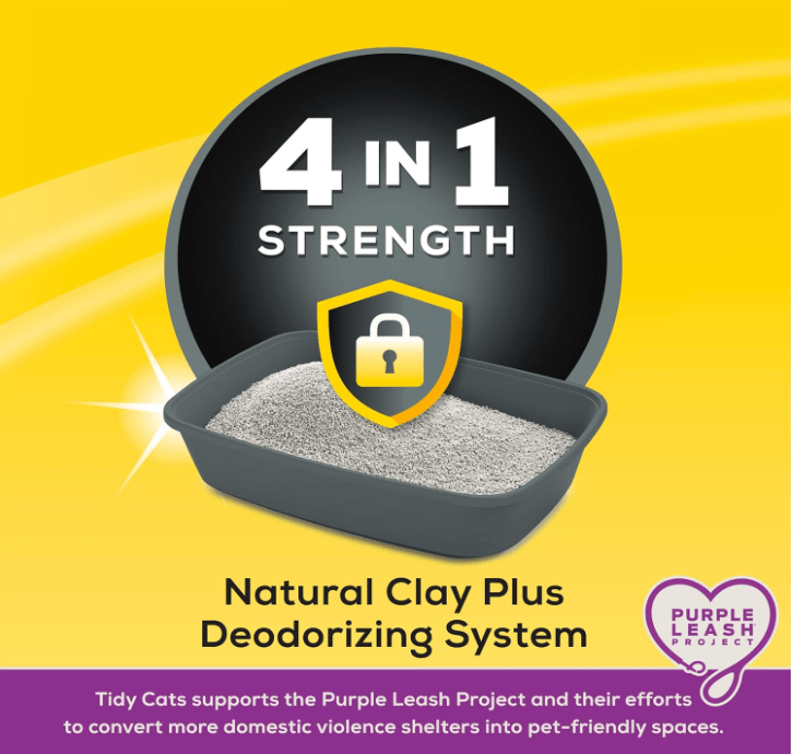 Tidy Cats 4-in-1 Strength Clumping Cat Litter product , image no-3