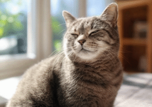 Domestic Shorthair Spraying