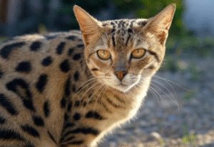 Bengal Cat Follow Me