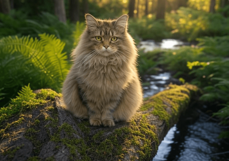 Maine Coon Playtime