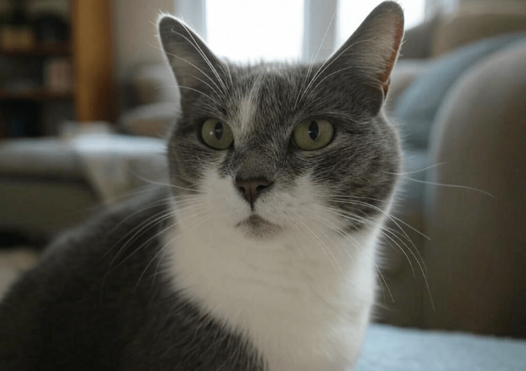 Domestic Shorthair biting during play