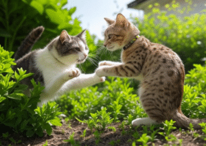 escape-proof home for Bengal cat