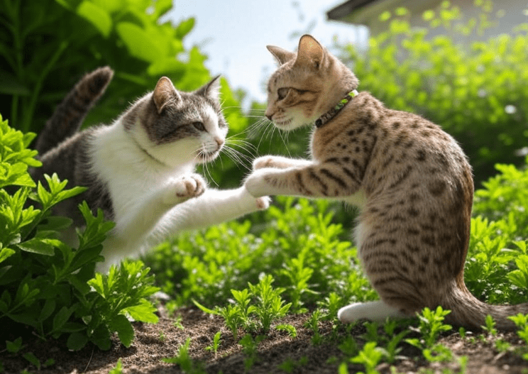escape-proof home for Bengal cat