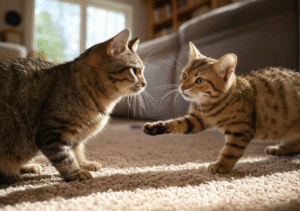 Encourage Bengal Cat to Use Cat Wheel