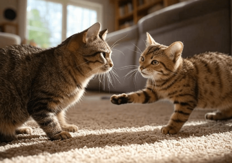 Encourage Bengal Cat to Use Cat Wheel