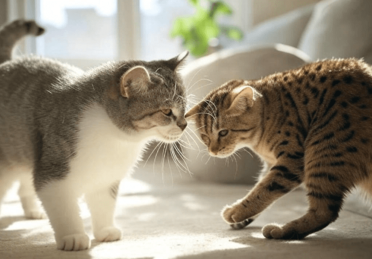 rotate toys for Bengal cats