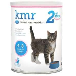 PetAg KMR 2nd Step Kitten Weaning Food - 14 oz - Powdered Kitten Weaning Formula with DHA, Natural Milk Protein, Vitamins & Minerals for Kittens 4-8 Weeks Old - Easy to Digest 