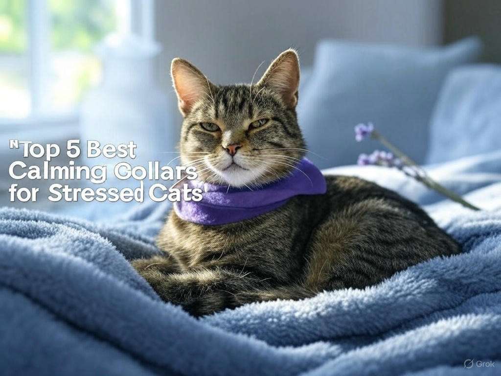 Top 5 best calming collars for stressed cats