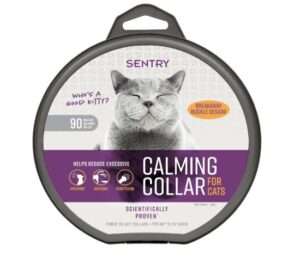 Sentry Calming Collar for Cats, Long-Lasting Pheromone Collar Helps Calm Cats for 30 Days, Reduces Stress, Anxiety, Loud Noises and Separation, 3 Count
