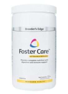 Breeder's Edge Foster Care Feline - Powdered Milk Replacer - for Kittens & Cats - 12oz 