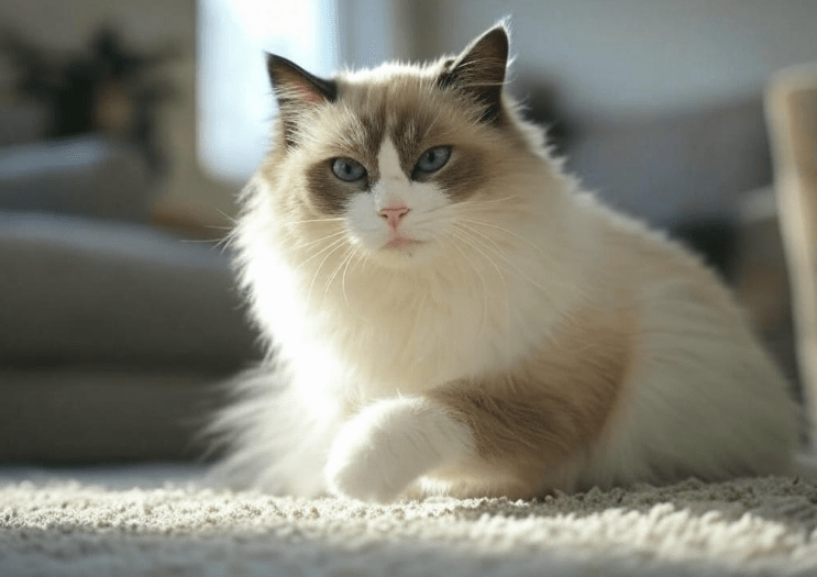 Ragdoll Cat Stay Active Indoors
