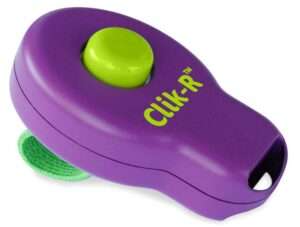 ALBERT & MIA Cat Training Kit (4 Pieces) - Quiet Clicker + Target Stick Clicker + Treats Pouch + Cat Clicker Training Start Guide (Beginner to Expert)
