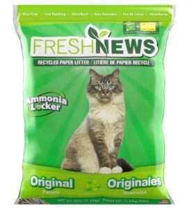 Fresh News Recycled Paper, Original Pellet Cat Litter, 25 Pound 