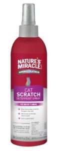 Nature's Miracle Advanced Platinum Cat Scratch Deterrent Spray, 8 Ounces, Discourages Destructive Scratching
