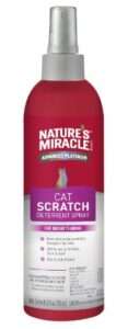 Nature's Miracle Advanced Platinum Cat Scratch Deterrent Spray, 8 Ounces, Discourages Destructive Scratching 
