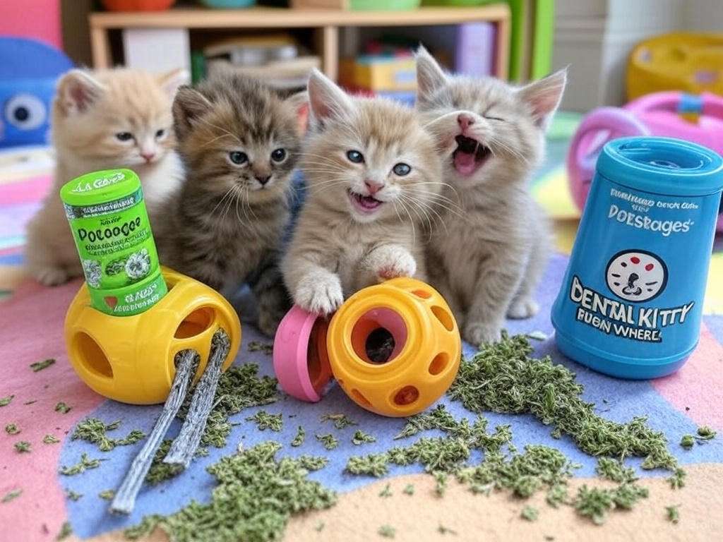 Best 5 non-toxic kitten teething chew toys