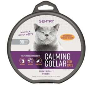 Sentry Calming Collar for Cats, Long-Lasting Pheromone Collar Helps Calm Cats for 30 Days, Reduces Stress, Anxiety, Loud Noises and Separation, 3 Count

