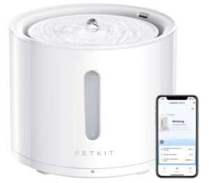 PETKIT EVERSWEET Solo 2 Cat Water Fountain with Wireless Pump, Ultra Quiet 70oz/2L Pet Water Fountain for Cats and Dogs Inside, 3 Working Modes, Visualization Window, App Control
