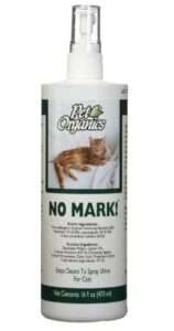 NaturVet Pet Organics No Mark Cat Spray – Helps Deter Cats from Urine Marking – for Indoor/Outdoor Use, Housetraining – Simulated Pheromones, Mist Sprayer – 16 Fl. Oz.
