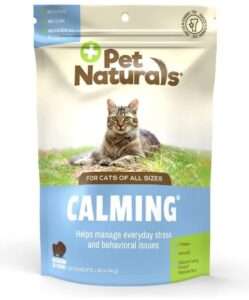 Pet Naturals Calming Chews for Cats, 30 Chews - Behavioral Support and Anxiety Relief for Travel, Boarding, Vet Visits and High Stress Situations
