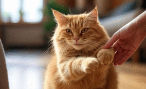 How to Teach a Cat to Give Paw