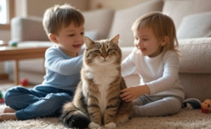 Are Domestic Shorthair Cats Good with Children