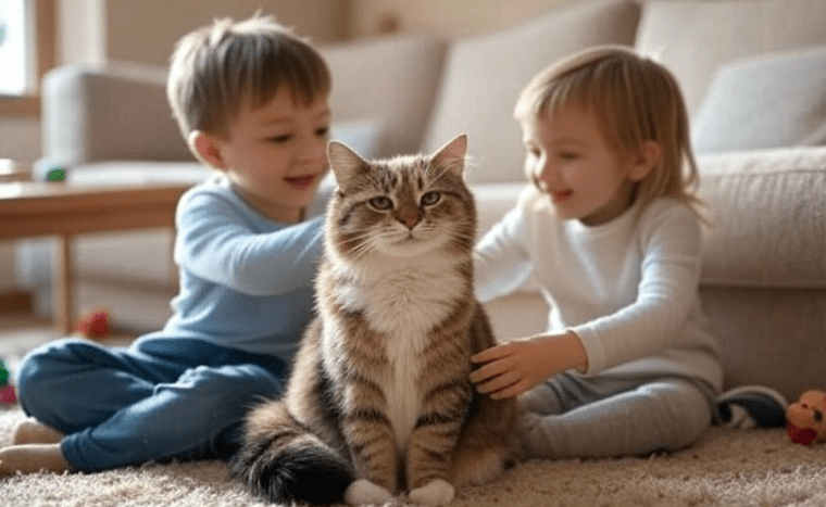 Are Domestic Shorthair Cats Good with Children