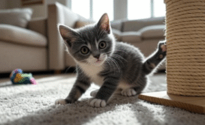 Kitten behavior correction