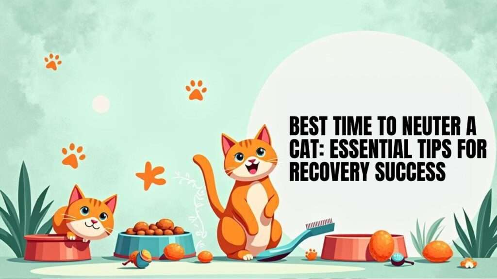 Best Time to Neuter a Cat