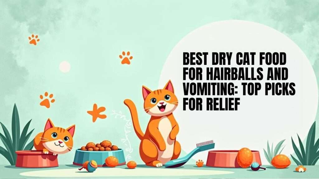 best dry cat food for hairballs and vomiting