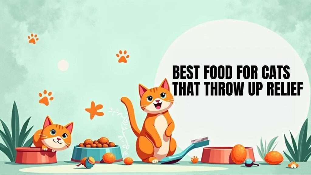 best food for cats that throw up