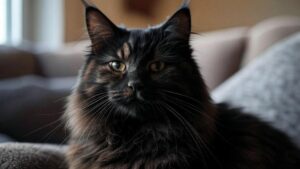 black smoke maine coon